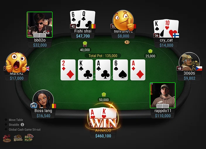 Red poker chip